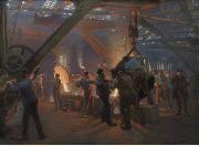 Peter Severin Kroyer From Fra Burmeister og Wains Iron Foundry oil